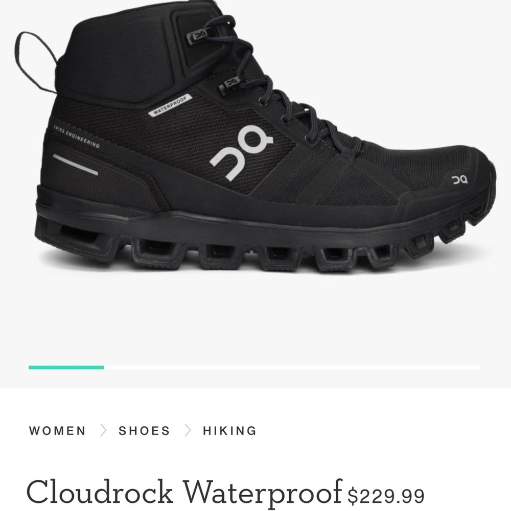 On Cloudrock Waterproof boot